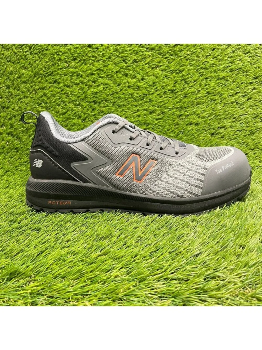 New Balance Speedware Mens Size 10 Gray Black Composite Toe Safety Work Shoes
